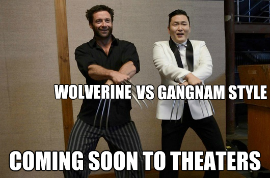 Gangnam Style Wolverine meme