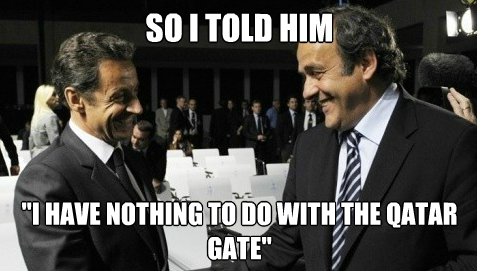 Platini Sarkozy Foot meme