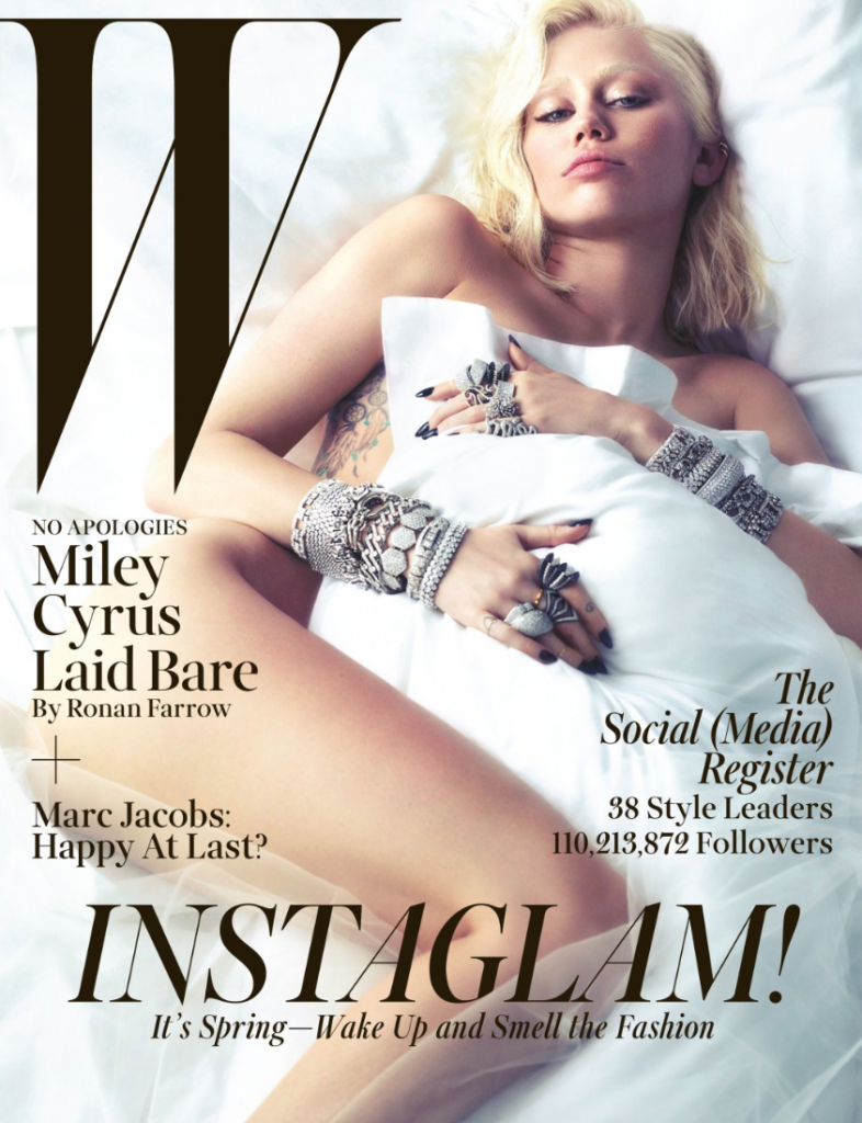 Miley Cyrus-W-Magazine